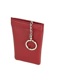 Esquire Logo - Logo Schlüsseletui Leder 8 cm - rot