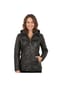 gipsy® Gipsy - Damen Lederjacke Bikerjacke Lammnappa Kapuze schwarz Bild 10