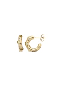 carolin stone - Creolen 925/- Sterling Silber 6 Quarz - gelb