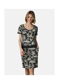 ragwear™ - Sommerkleid Baomi Tropic YOUMODO - Black