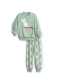 CALIDA - Kinder Bündchen-Pyjama Toddlers Easter - light aqua