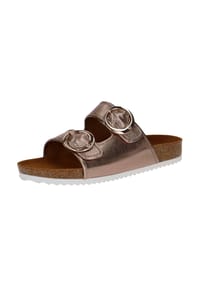 Caprice - Leder Pantoletten - Taupe
