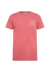 GLOBETROTTER - T-Shirt, Baumwolle, für Herren - RED