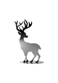 Fink Living Deko Hirsch JASPER - JASPER - silberfarben