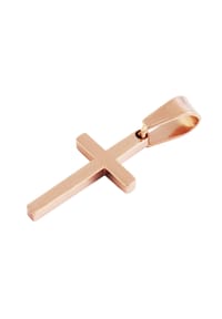 Adelia's Cross Collection - Anhänger – Kreuz Kreuzanhänger aus Edelstahl - gold