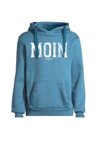 salzhaut - Hoodie HEFF - MOIN - Anthra-Neon Red