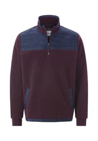 BABISTA - Fleece-Sweatshirt ISMAEL - dunkelrot