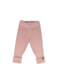maximo® - GOTS BABY-Hose gerippt - ash rose