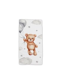 COFI - Teddy Bear Baumwolle Strandtuch Frottee Badetuch mit Premium Druck - Mehrfarbig 70x140 cm