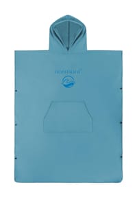 normani® - Weicher Mikrofaser Badeponcho Nosara - Blau