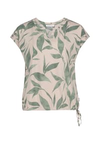 BETTY & CO - Casual-Shirt mit Tunnelzug - Nature/Green