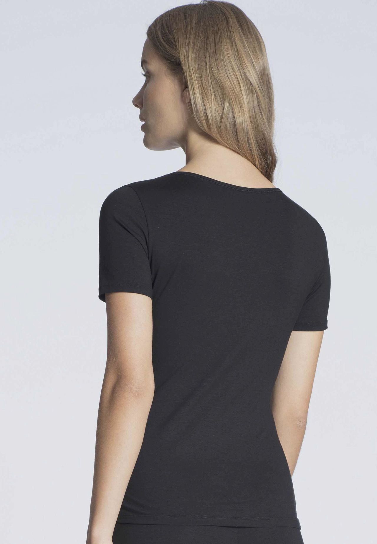 Rundhals, Natural T-Shirt, Single Comfort | für Damen CALIDA Jersey, GALERIA