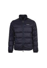 ARMANI EXCHANGE - Herren Daunenjacke - Steppjacke mit Stehkragen, Reißverschluss, Echte Daunen, Warm Gefüttert - Schwarz