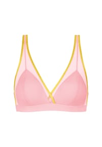 mey - Triangel-BH Poetry Almost Sheer, Bordüre, für Damen - 1747  PINK NECTAR