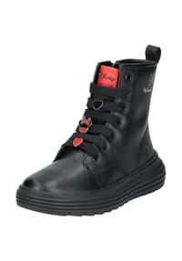 GEOX - Lederimitat Stiefelette - Schwarz