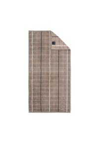 JOOP! DT 1715 CHECKED, 73 TAUPE, 80X150 - CONTOUR - 73 TAUPE