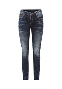 CIPO & BAXX® - Jeanshose mit rockigen Nietendetails - BLUE