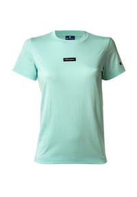 Champion® Damen T-Shirt - Crewneck, Uni, Logo-Patch, Rundhals, Kurzarm, Baumwolle Bild 1