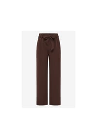 zero - Sommerhose mit Bindegürtel - Chicory Coffee