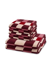 ROSS® 4 X Handtuch 2 X Duschtuch im Set Three Stars - Three Stars - Anthrazit