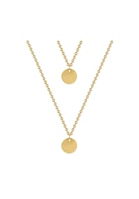 GLANZSTÜCKE MÜNCHEN - Damen Kette aus 925/- Sterling Silber in Gelbgold - gelbgold