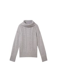 TOM TAILOR - Pullover - medium silver grey melange