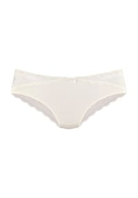 LASCANA - Vittoria Slip, Spitzen-Details, Zierschleife, für Damen - 4215 BLACK