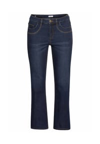 sheego - Bootcut-Jeans - dark blue denim