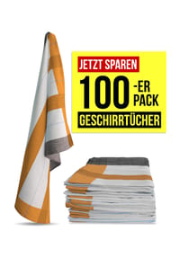 Aspero® - 100 Geschirrtücher aus Baumwolle - Blau