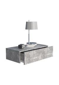 VCM. - Nachtschrank | Wandschublade | Wandboard | Nachttisch | Maße ca H. 15 x B. 60 x T. 30 cm - Usal M 60 cm - Anthrazit