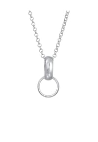Nenalina - Halskette Charm Carrier Anhänger 925 Silber - Silber