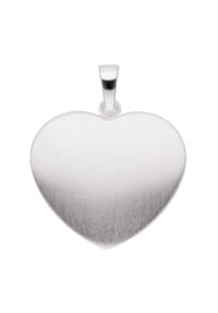 Adelia's - Damen Silber Schmuck 925 Silber Gravurplatte Anhänger - silber