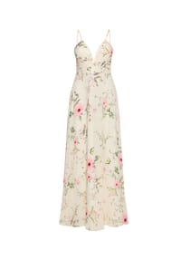Vera Mont - Abendkleid mit Muster - 4856 DARK RED/GRE