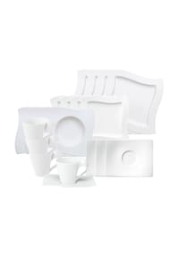Villeroy & Boch Kombiservice NewWave 20er Set weiß - NEWWAVE - weiß