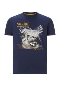 JAN VANDERSTORM - T-Shirt HAKSE - dunkelblau