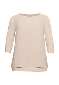 sheego - Blusenshirt - beige