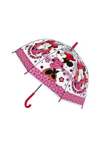 UNDER COVER - Regenschirm Minni Mouse, Automatik, für Kinder - ROSA/ ROT