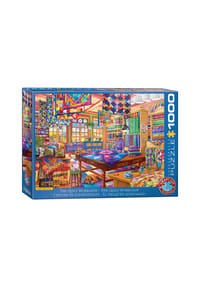 eurographics - Puzzle Der Quilt- Workshop, Smart Cut, 1000 Teile, 68 x 48 cm - 