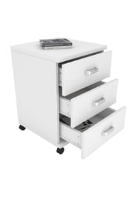 VCM. - Rollcontainer | Beistellcontainer mit Schubladen | Maße ca. H. 58 x B. 45 x T. 44 cm | Bürocontainer – Tobila - Grau