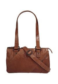 SPIKES & SPARROW® - Handtasche Echt Leder - cognac