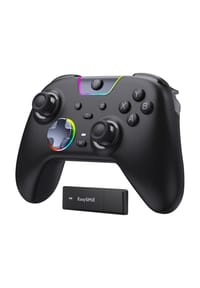 MANIKE - X05PRO Wireless Controller PC, Gaming Controller mit leise Tasten, 2-stufige Tigger, Hall Joysticks, 2 programmierbare Tasten - schwarz