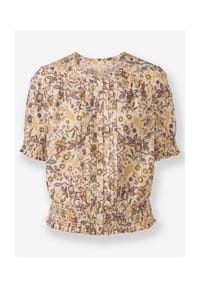 Witt - Druckbluse - vanille-sand-bedruckt