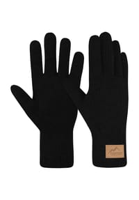 normani® - Herren Merino Strick-Fingerhandschuhe Malak - Anthrazit