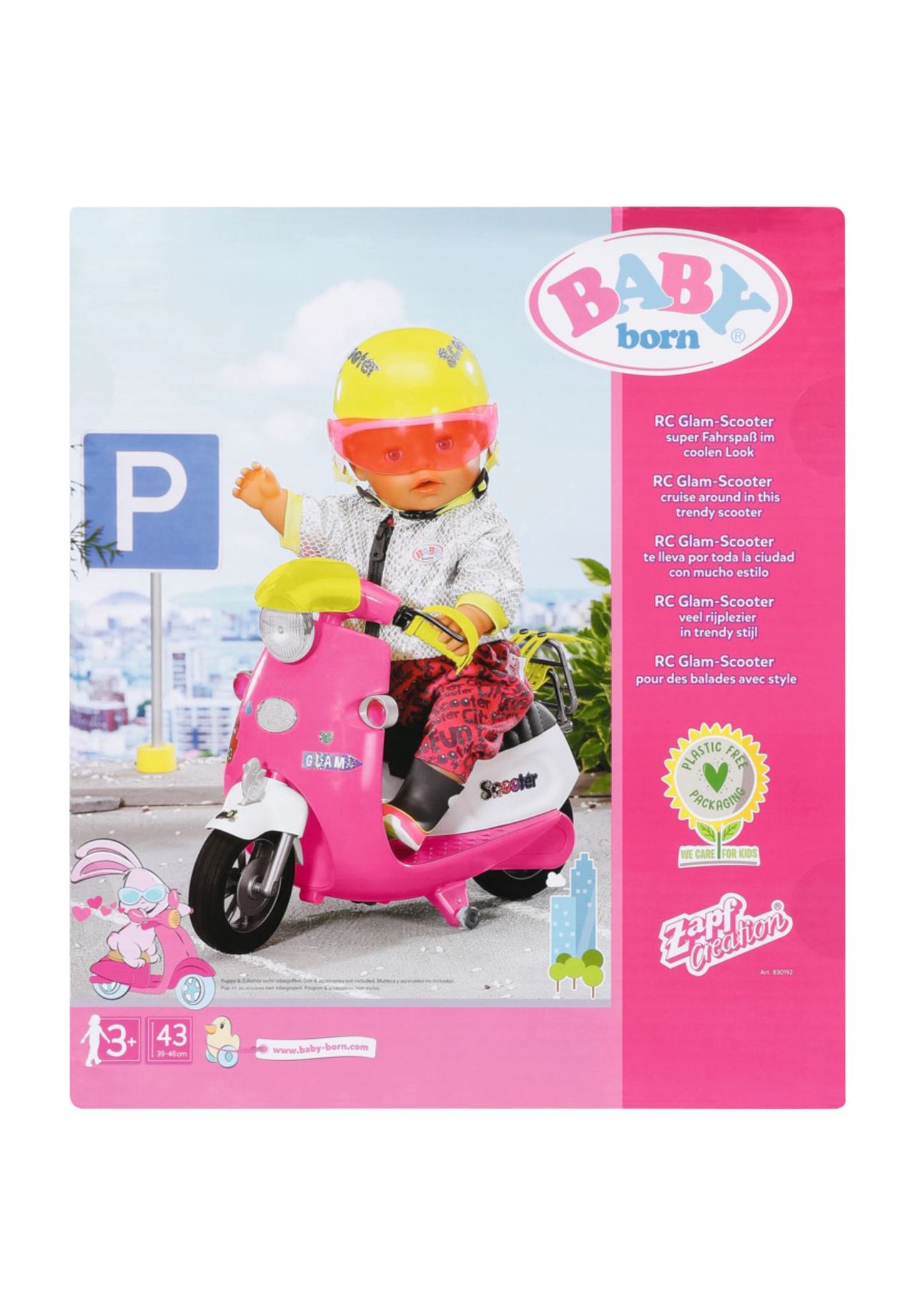 BABY born Puppen Roller City RC Scooter GALERIA