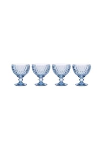 Villeroy & Boch Sektschalen Boston Coloured 398 ml 4er Set - BOSTON COLOURED - blau