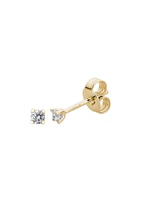 LYOMI - Ohrstecker 585/- Gold 2 Diamant Lab Grown 0,10ct. - gelb