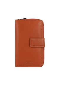 mano Donna Giulia - Donna Giulia Geldbörse Leder 10,5 cm - cognac