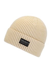 CHILLOUTS - Strickmütze "Caleb", Patch, für Damen - 33 CREAM