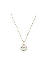 EMPORIO ARMANI SENTIMENTAL - Emporio Armani Damen-Perlmutt-Kleeblatt-Halskette, EGS3347710 - Gold