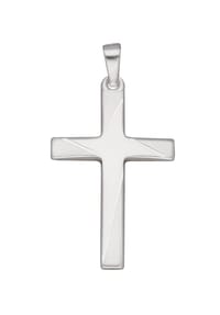 Adelia's - Damen Silber Schmuck 925 Silber Kreuz Anhänger - silber
